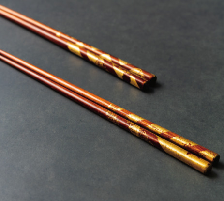 U.本漆×純金箔の箸