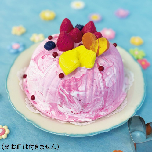 L.ポーリングアートのケーキ
